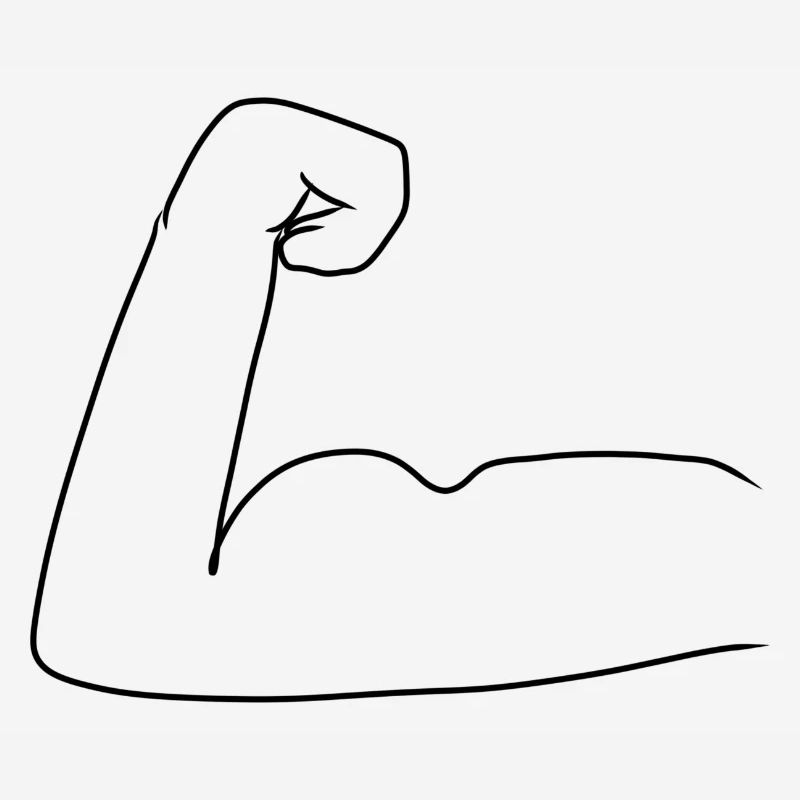 Symbole de force de bras