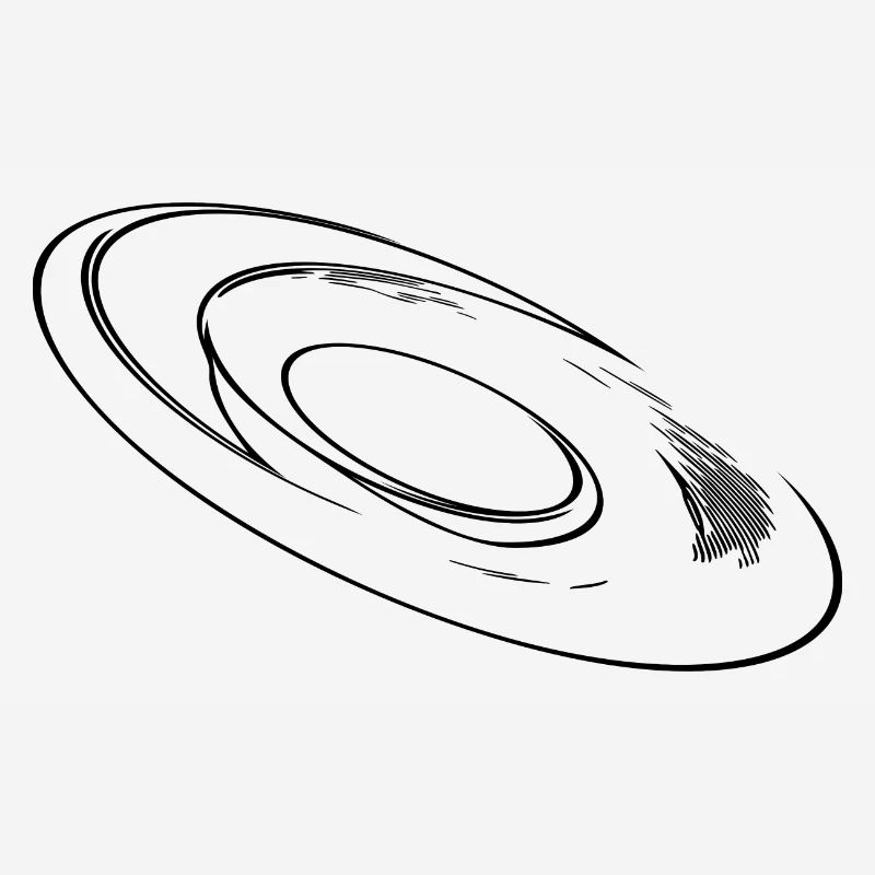 Geometric three-dimensional circular disk