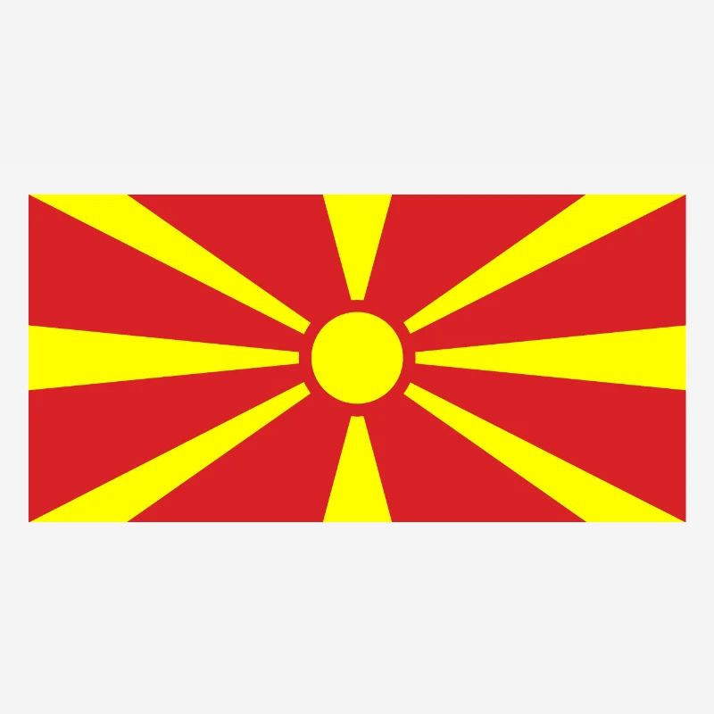 Drapeau de la Macédoine