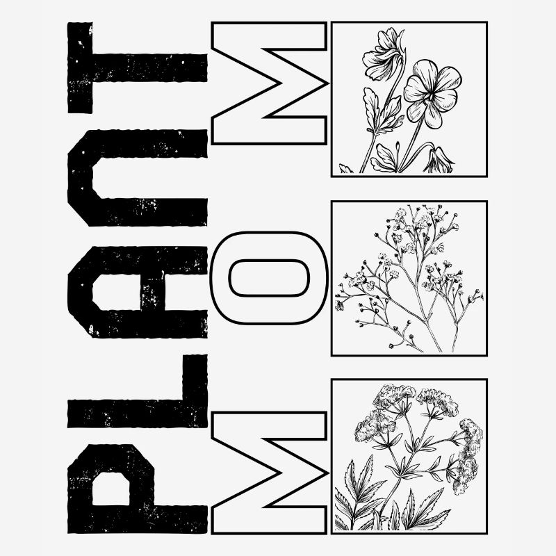 Mutterhemd, Pflanzenmutter Blumen Botaniker-Tee,