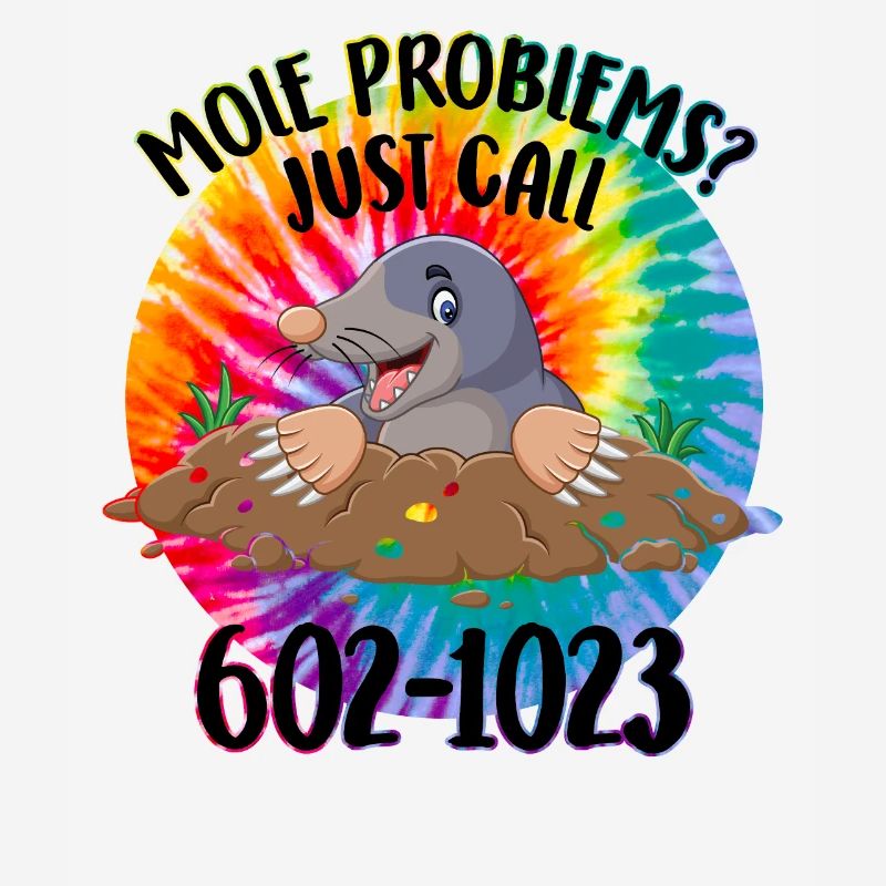 23 tie dyeMole Day Mole Problems Just Call