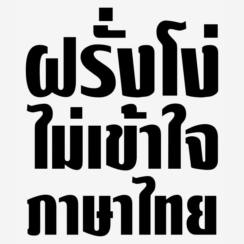 Stupid Farang Doesn't Understand Thai Language