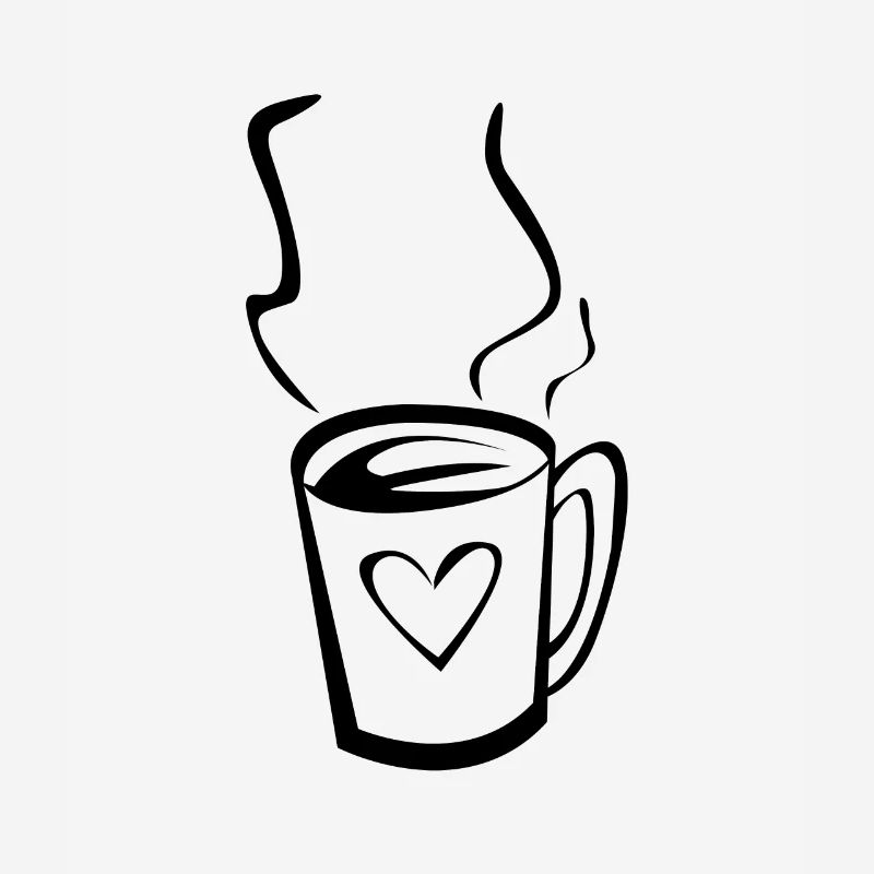 Coffee with heart