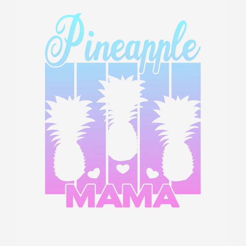 Vintage Pineapple Mama Sunset