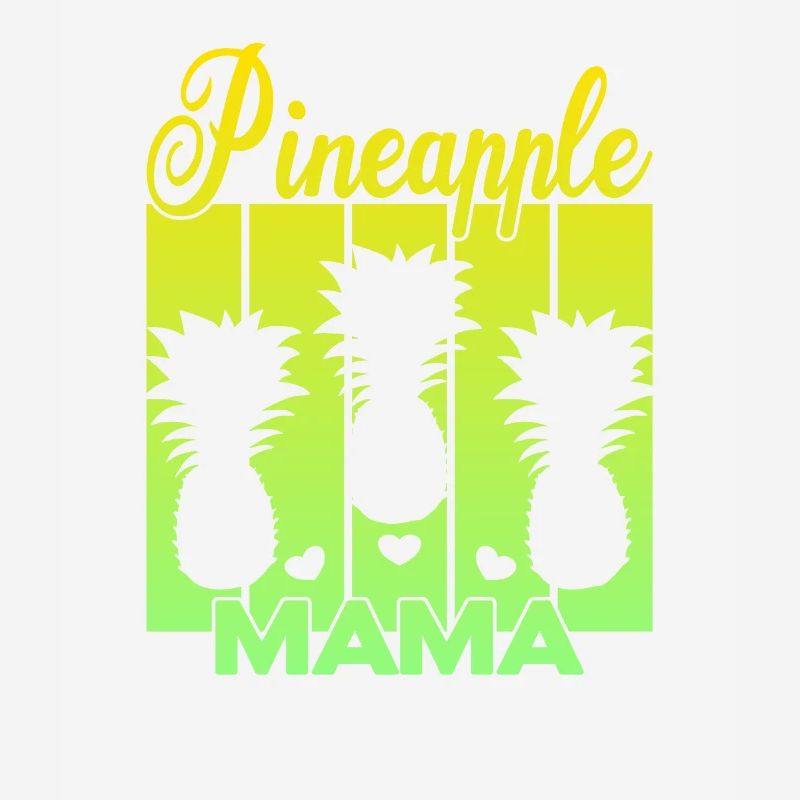 Vintage Pineapple Mama Sunset