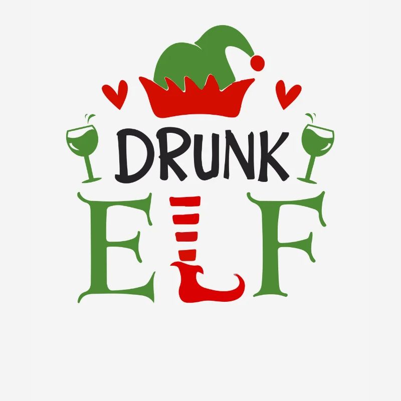 Le pull de Noël laid elfe ivre