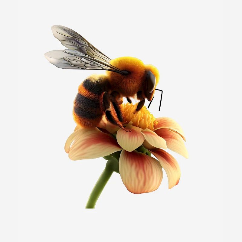 Bee on flower