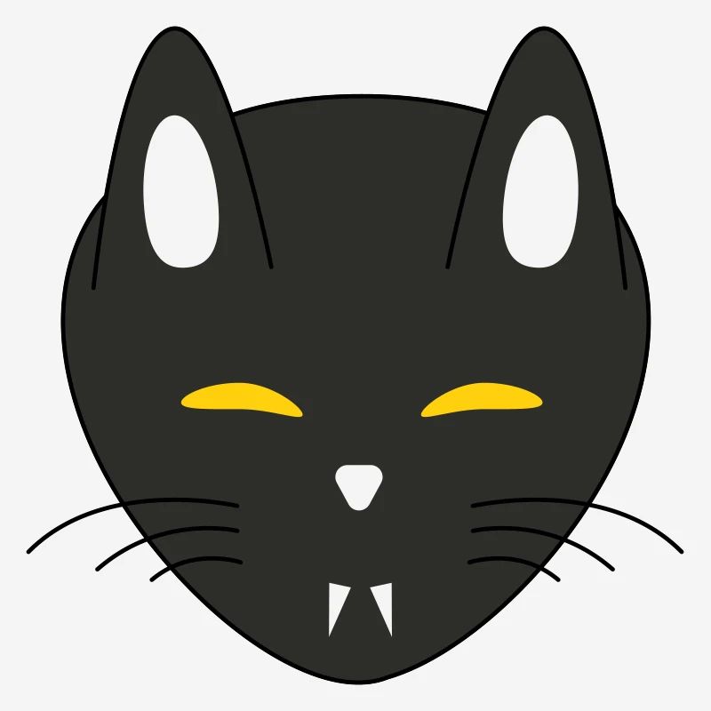 Halloween vampire cat