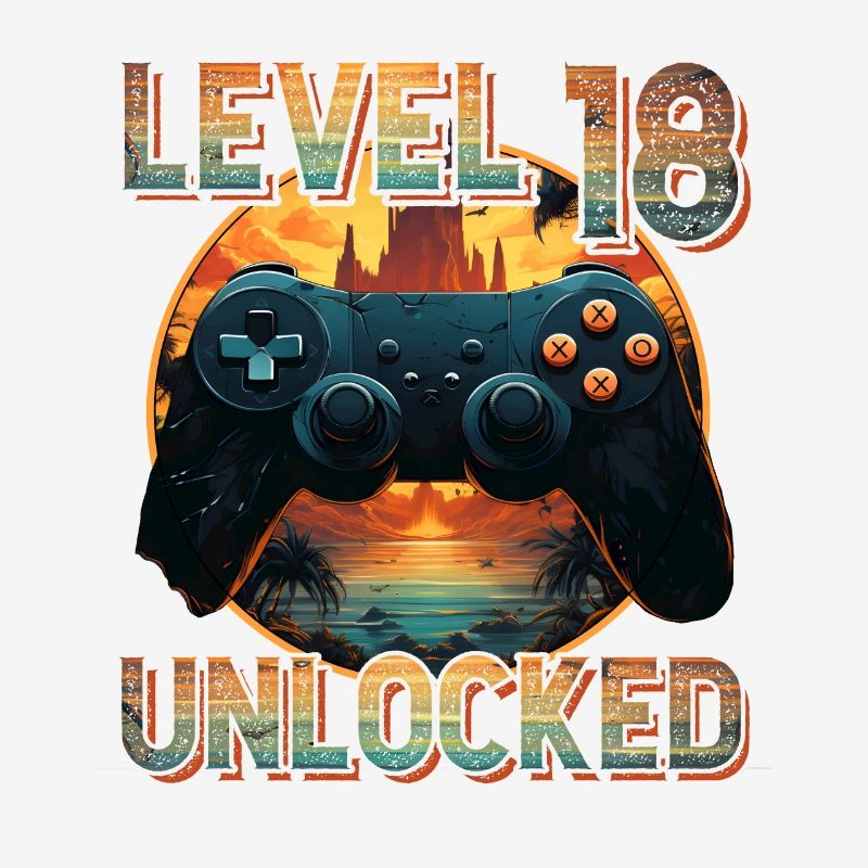 18. Geburtstag Gamer Nerd Controller Geschenkidee