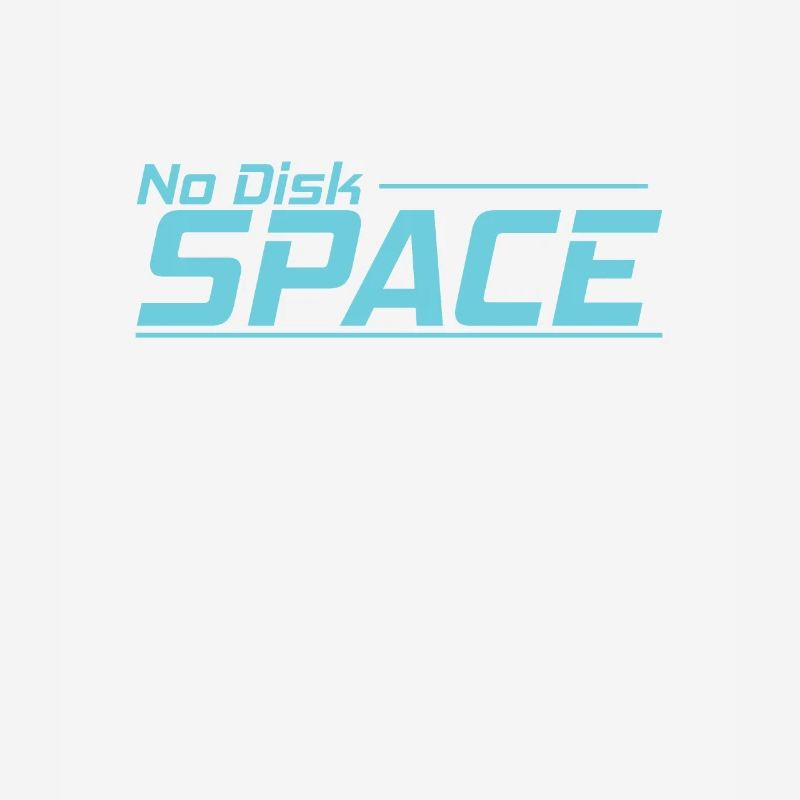 No Disk Space Retrospeichermodul