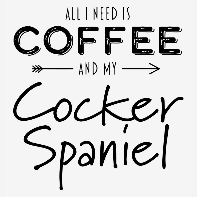 Kaffee Cocker Spaniel Hund Geschenkidee