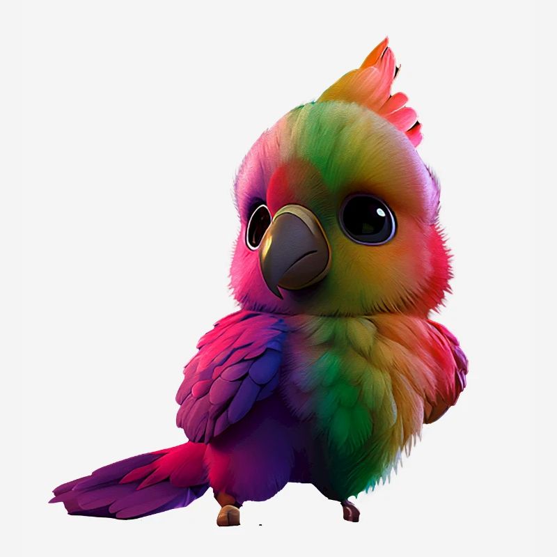 Regenbogen Papagei