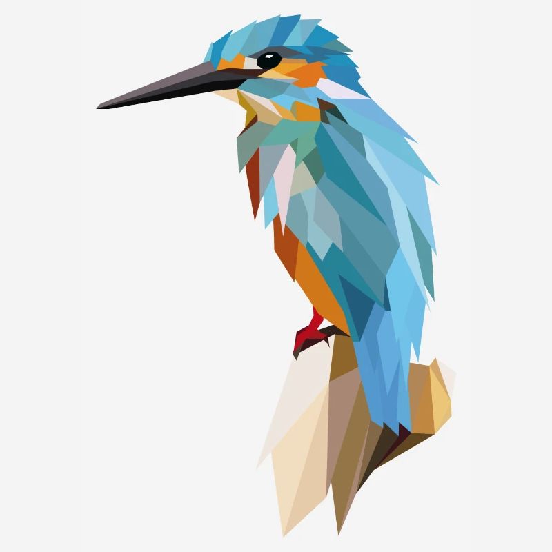 Oiseau de glace Polygone