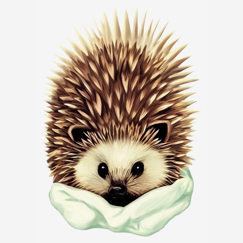 gemütlicher Igel