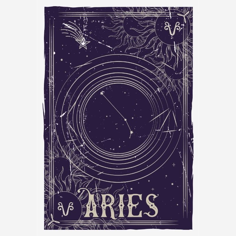 Aries Constellation Celestial Ring