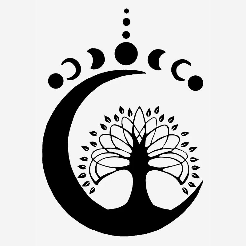 Black Lunar Tree
