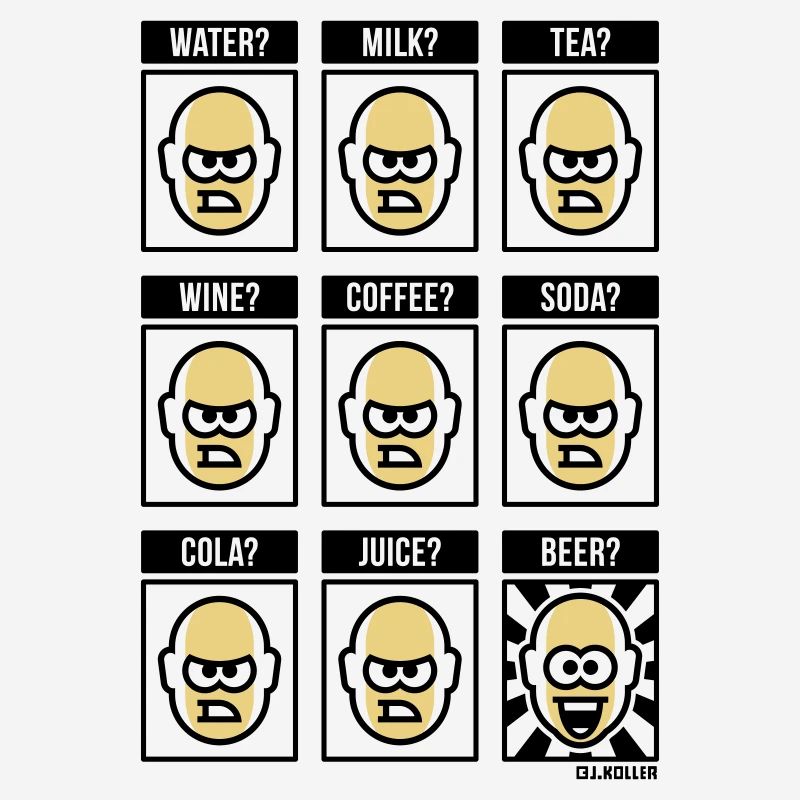 Nothing Beats A Beer! (Beer Drinker Funny POS 3C)