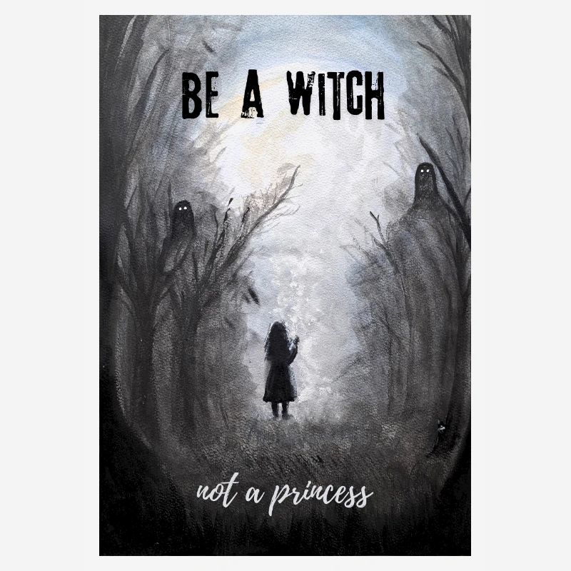 Mystical Witch Forest Illustration Be Witch