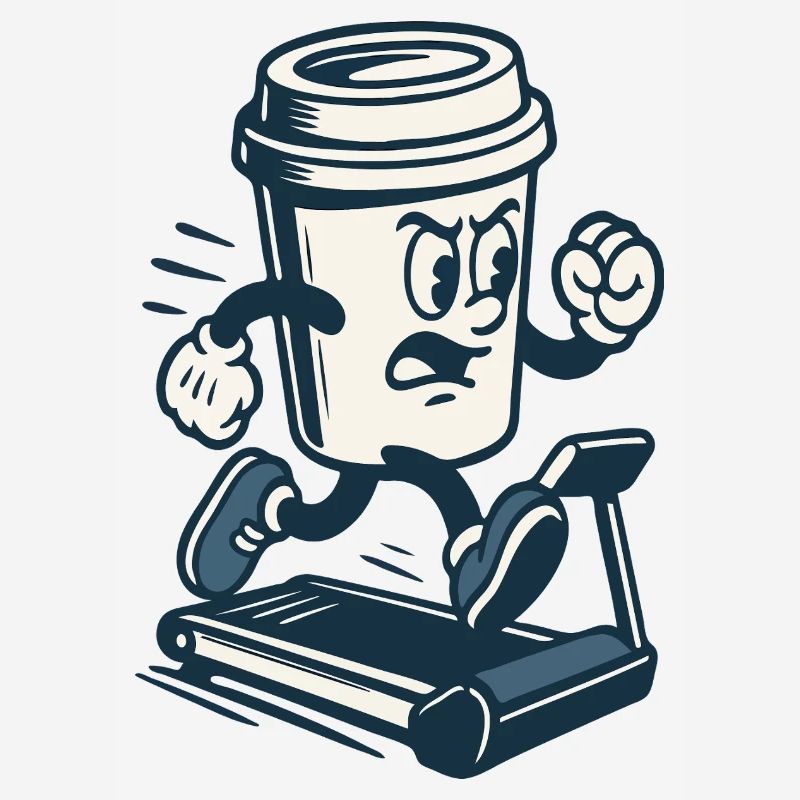 Caffeinated Sprint Coffee Cup