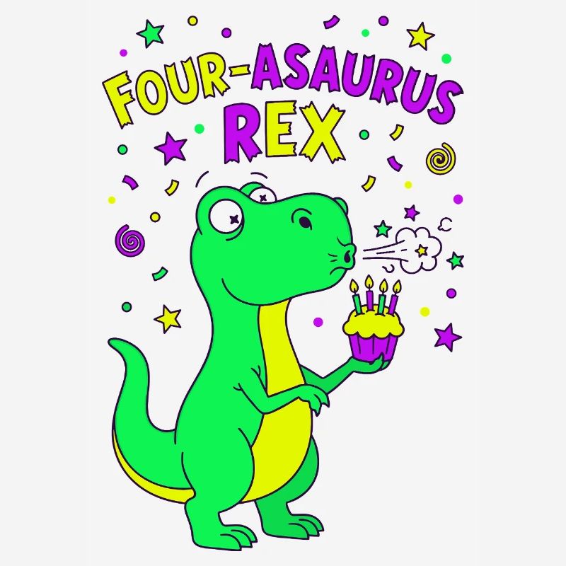 4e anniversaire du Quatre-Asaurus Rex