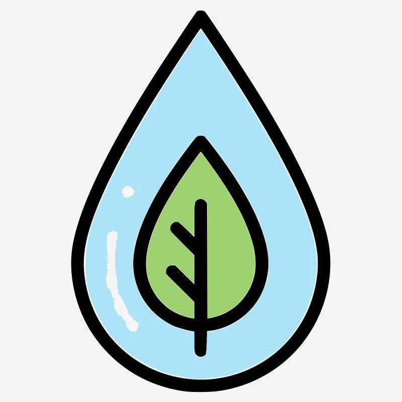 Water Drop Leaf Eco