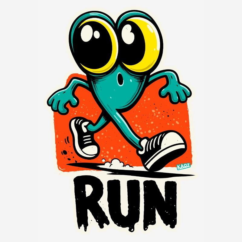 Run Frog Pop Art