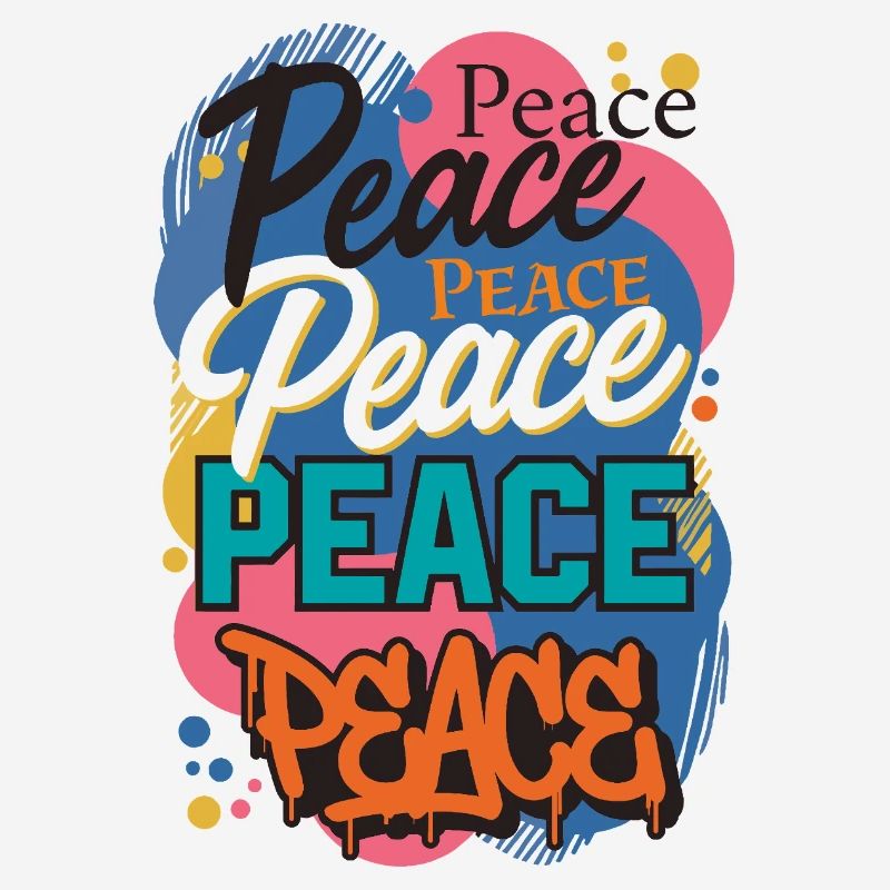 Peace als Graffiti