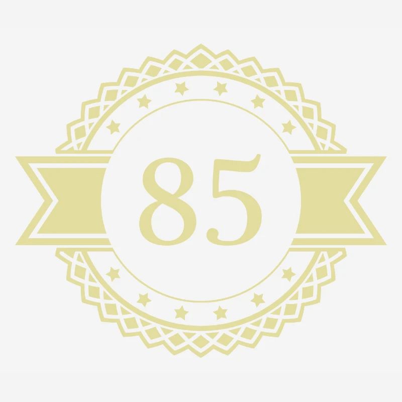 85 Number Emblem