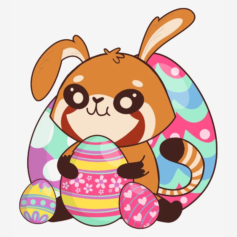 Easter Red Panda