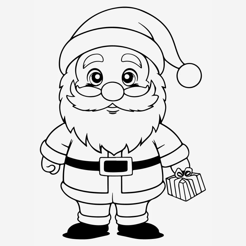 Christmas Man Winter Comic