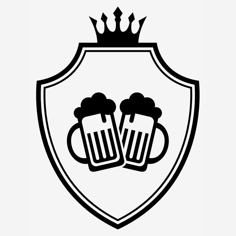 Bierglas Wappen
