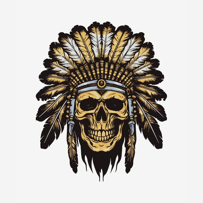 Crâne de chef indien Apache