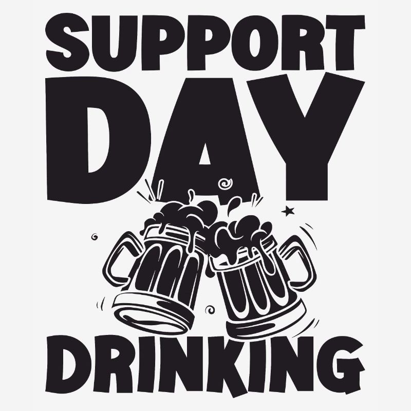 Support Day Drinking Squad Party and Drinking Beer