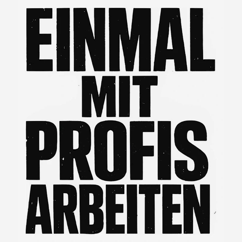 Alter! Katastrophe - einmal mit Profis arbeiten
