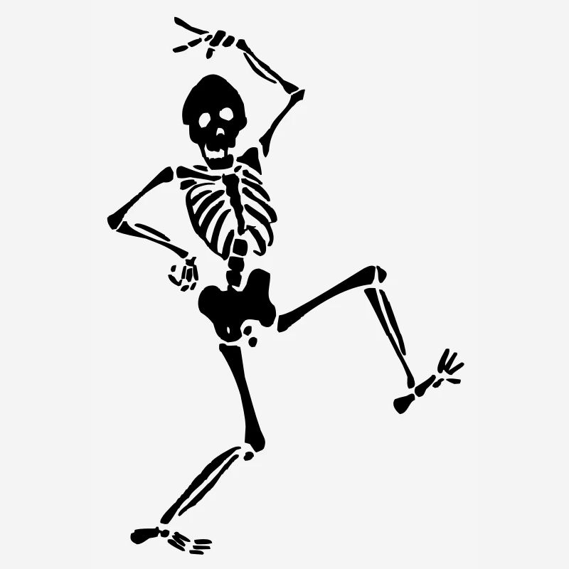 Dancing skeleton