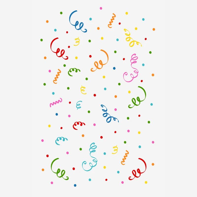 Serpentins confettis