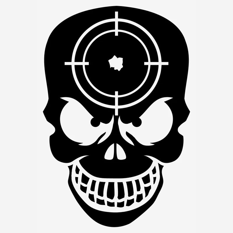 Evil Skull With Target