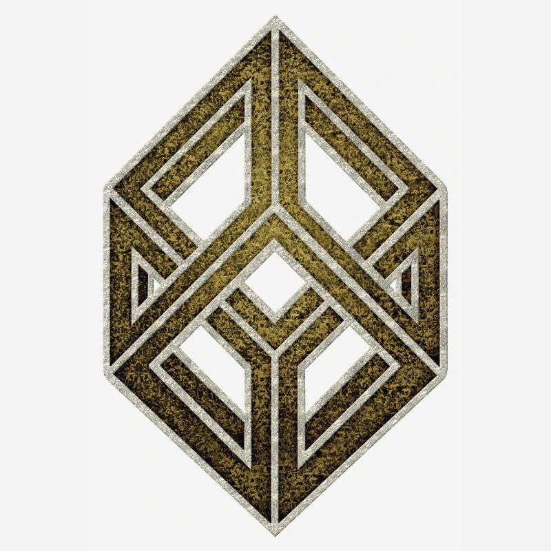 Optical illusion, cube, geometry, mathematics