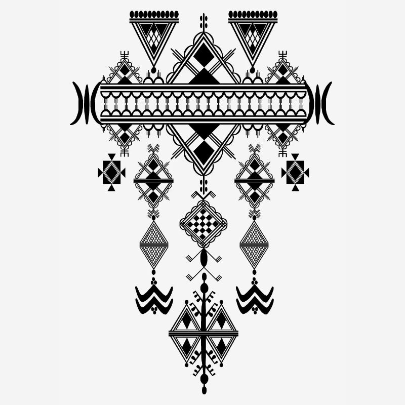 Berbermuster. Max-Format