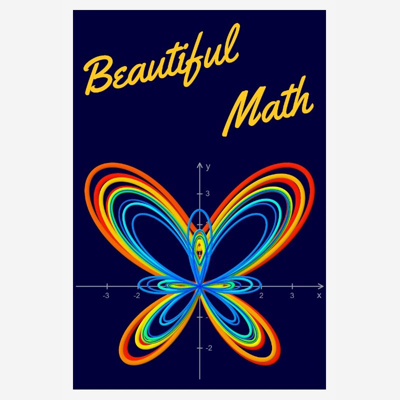 Butterfly Function - Beautiful Math - Poster