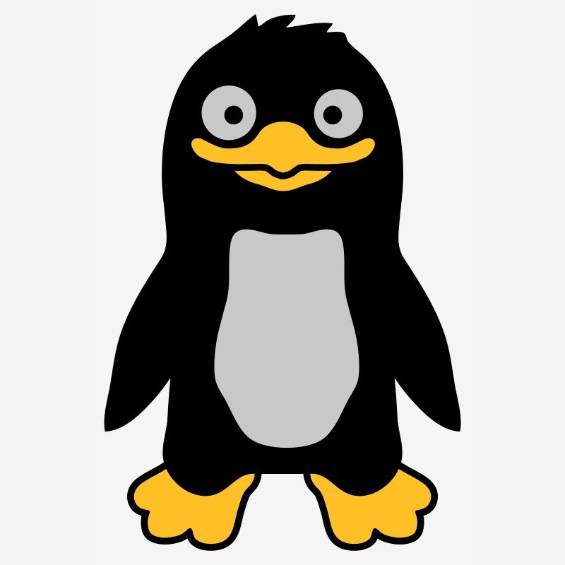 Funny funny penguin grins