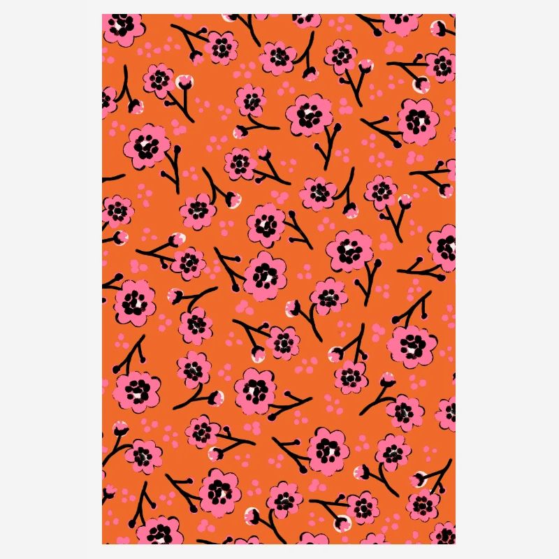 Fleurs roses mignonnesPattern