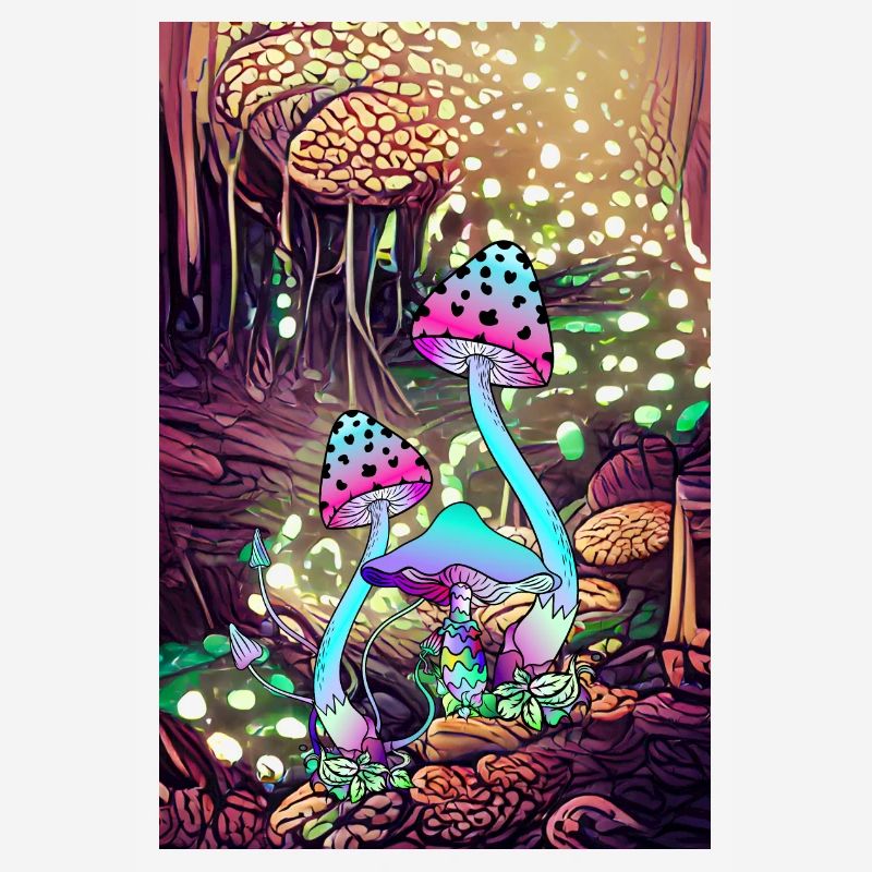 Magic Mushroom Landscape artwork