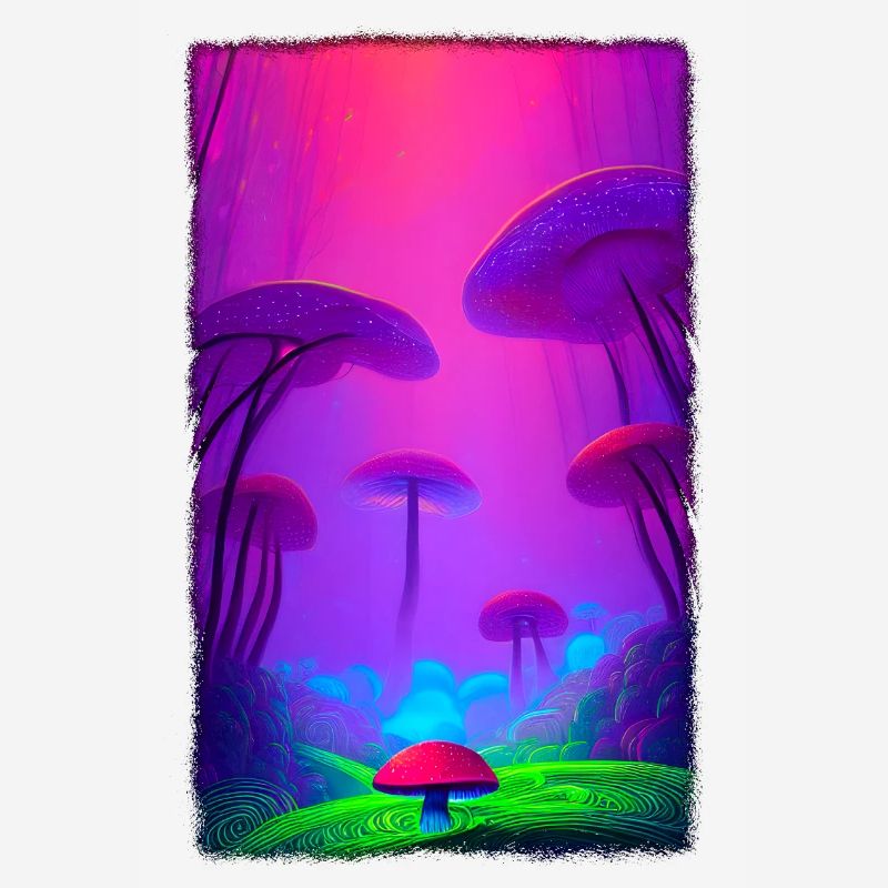 Champignon Forêt verticale 2