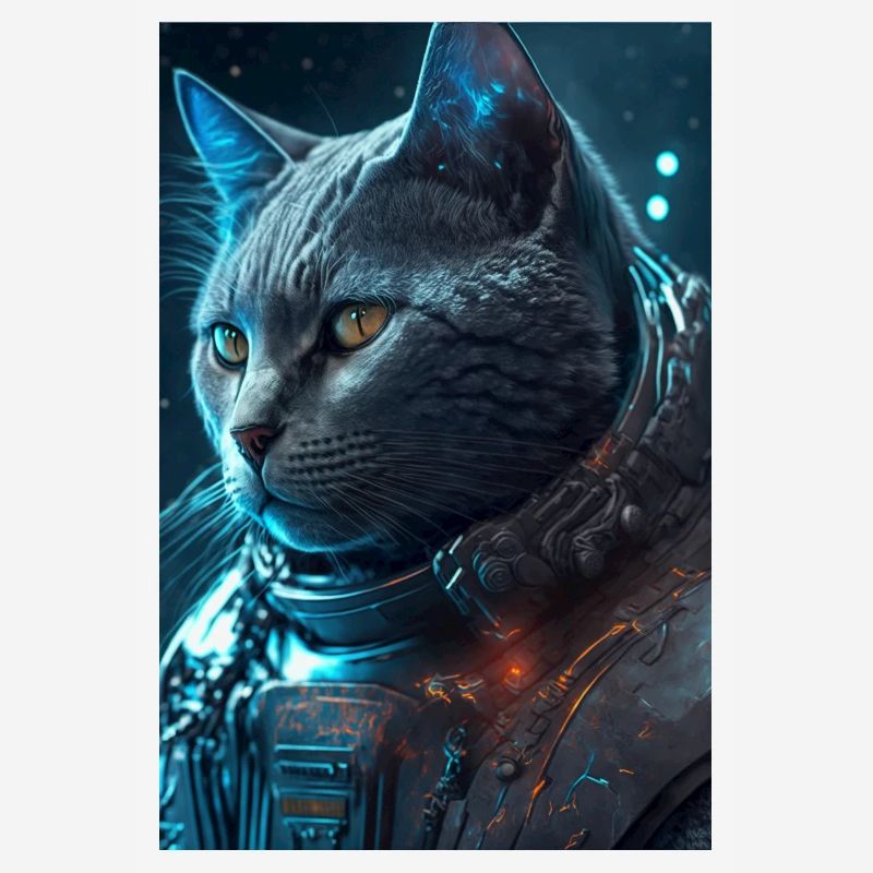 Chat dans l’espace