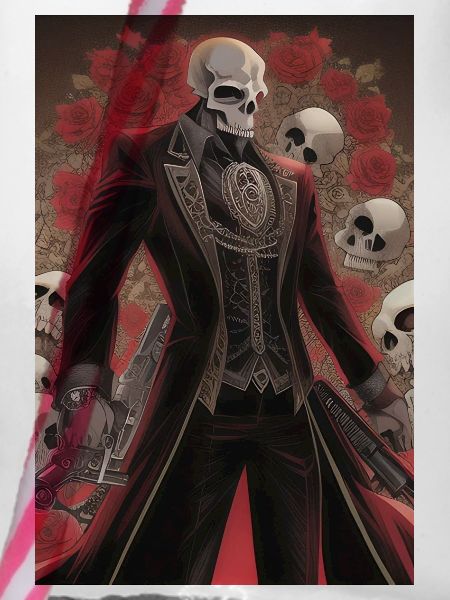 Totenkopf Mann