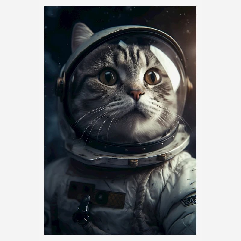 Cadeau d’astronaute chat