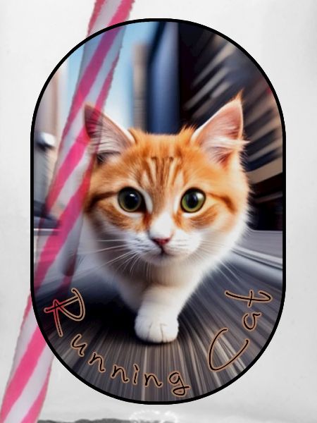 Schleichende katze
