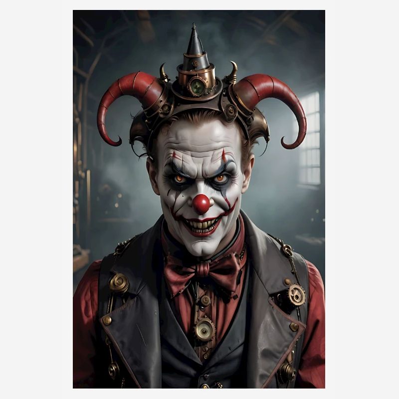 Steampunk Devil Clown