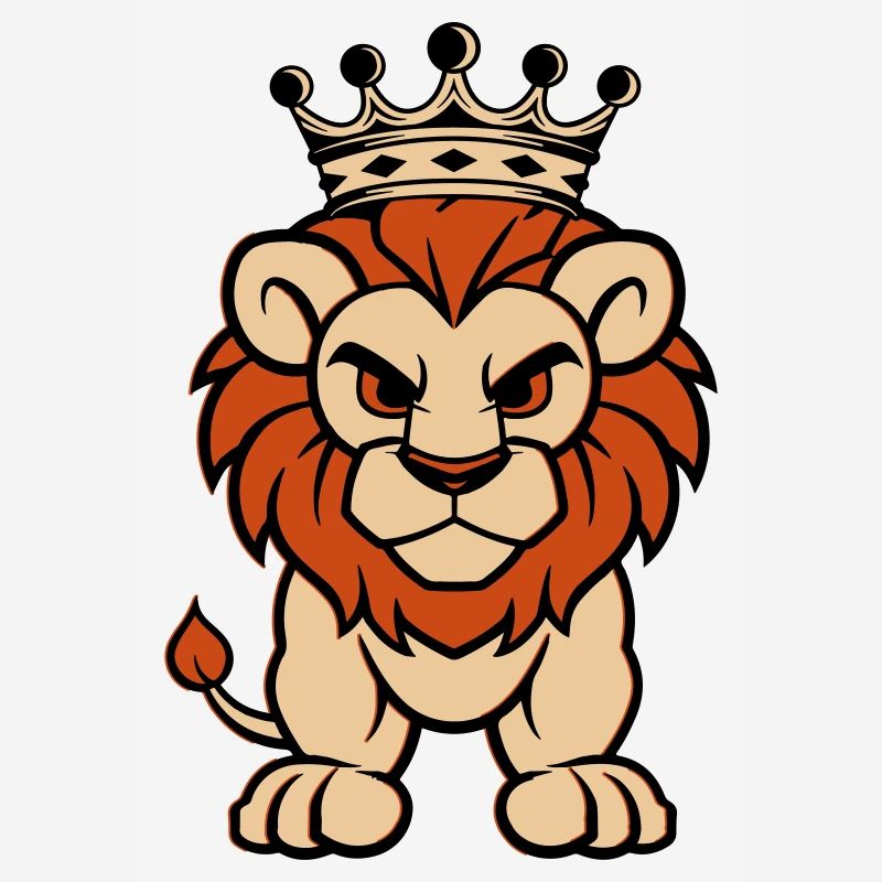 Lion Comic Crown